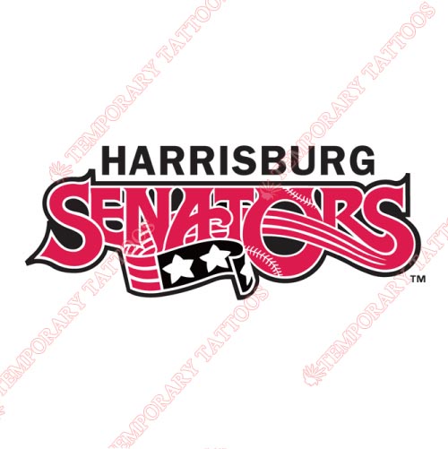 Harrisburg Senators Customize Temporary Tattoos Stickers NO.7837